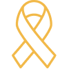 Women Ribbon Breast Cancer Yellow