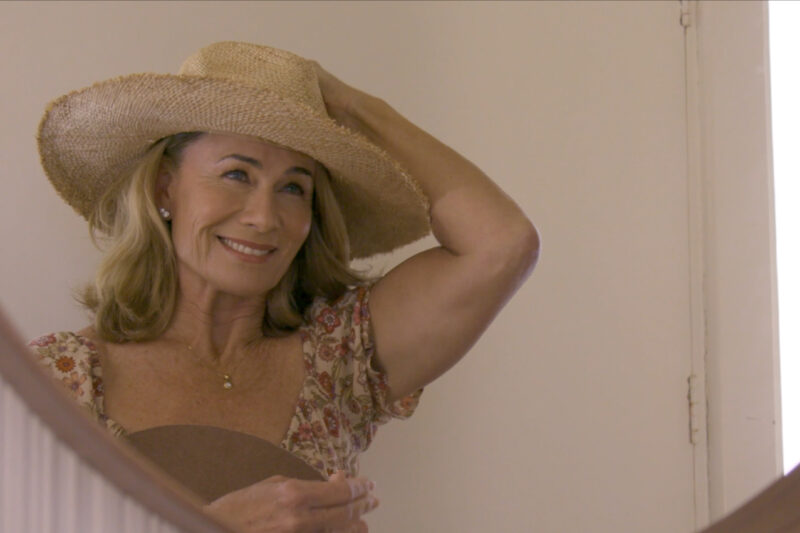 Deborah Hutton Conquering Skin Cancer Hat Mirror Copyright Moonshine Agency